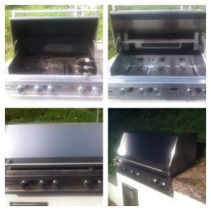 BBQ Restorations does another fine Viking Barbecue cleaning and restoration