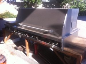 Pictured is a Viking BBQ before the restoration service from BBQ Restorations
