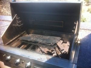 Before picture of a Lynx bbq