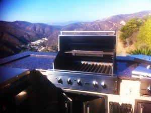 Pictured is a Viking BBQ! after BBQ Restoratrions performed a restoration cleaning and service on in Laguna Beach.