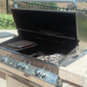 Pictured is a barbecue grill that was getting ready to be serviced by BBQ Restorations